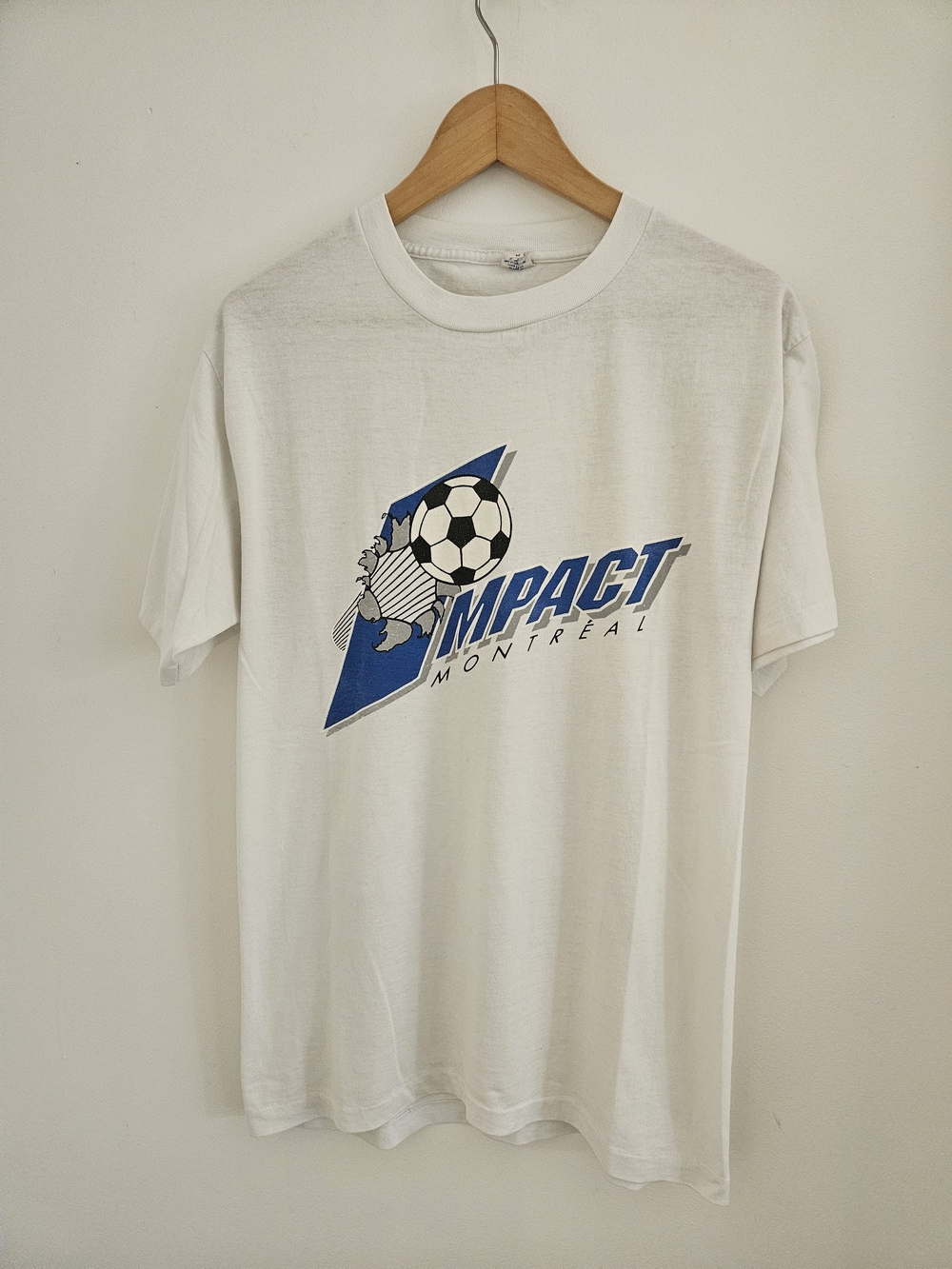 Vintage Montreal Impact Shirt Mens Medium Single Stitch 90s